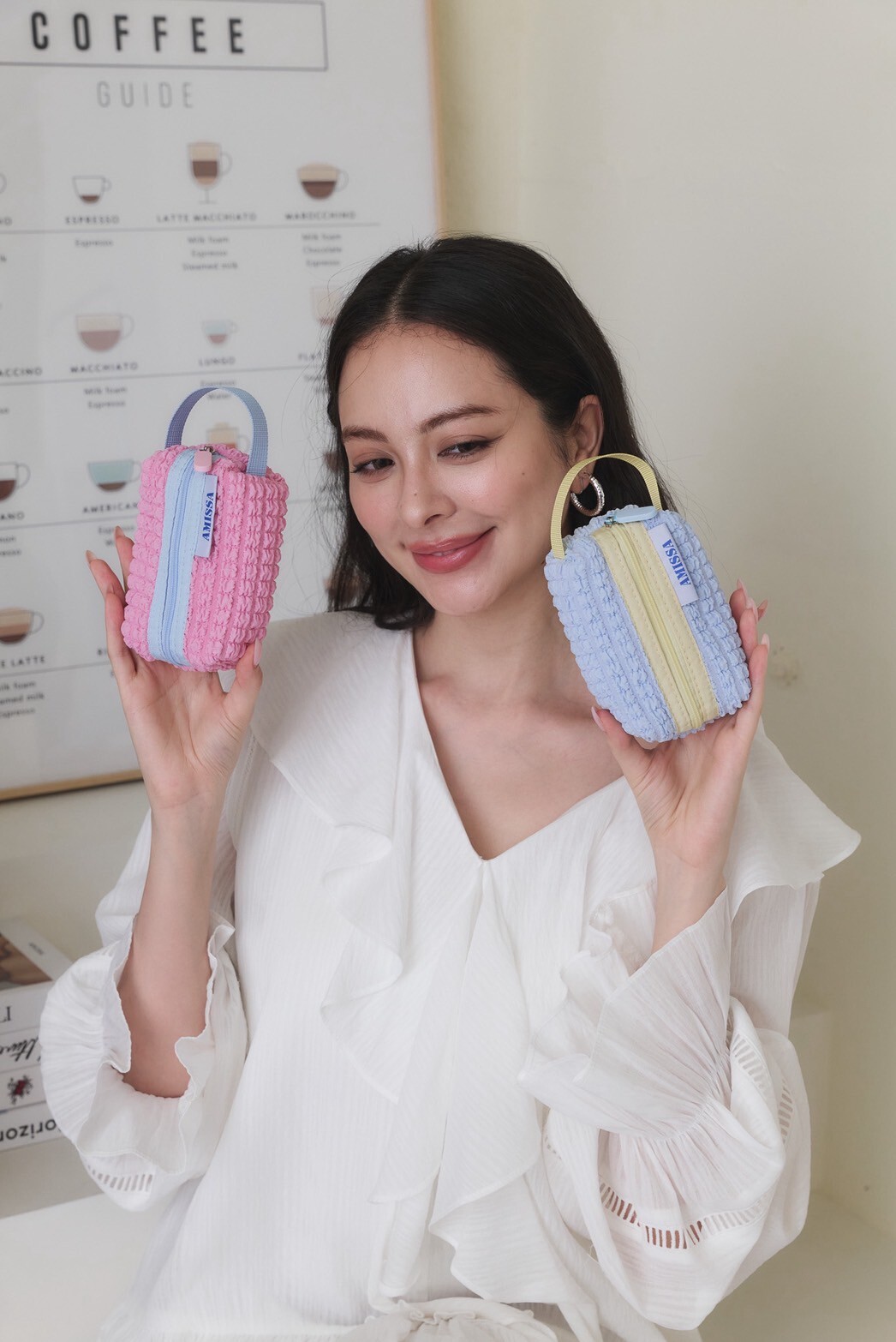 泡泡小提把收納袋_AMISSA（藍）