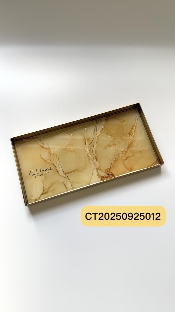 Celebrate today MIT台灣手工製作 酒墨藝術方形置物盤