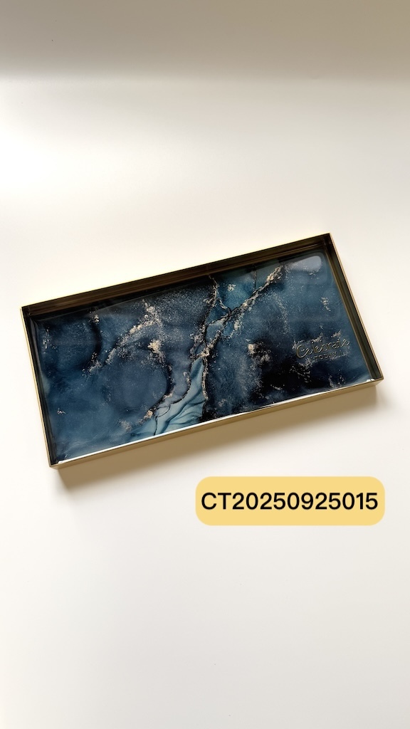 Celebrate today MIT台灣手工製作 酒墨藝術方形置物盤