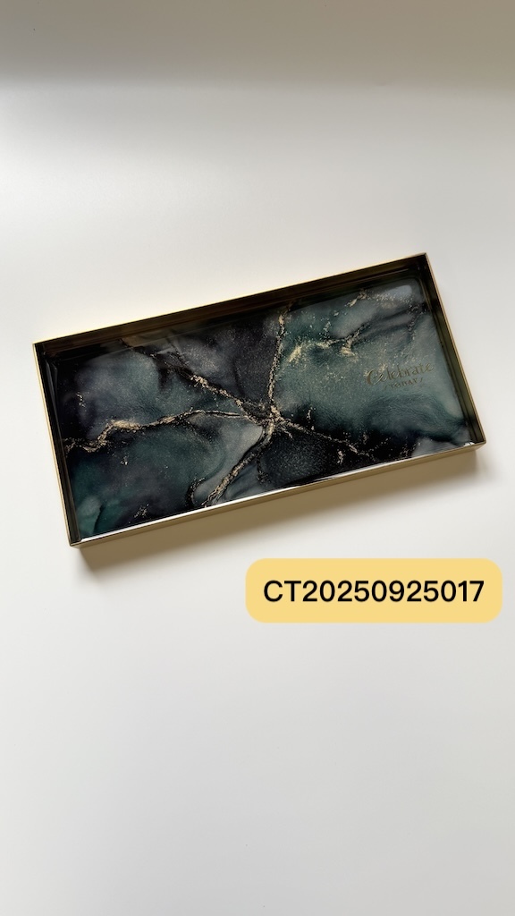 Celebrate today MIT台灣手工製作 酒墨藝術方形置物盤