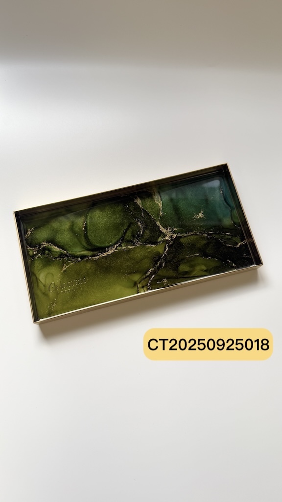 Celebrate today MIT台灣手工製作 酒墨藝術方形置物盤