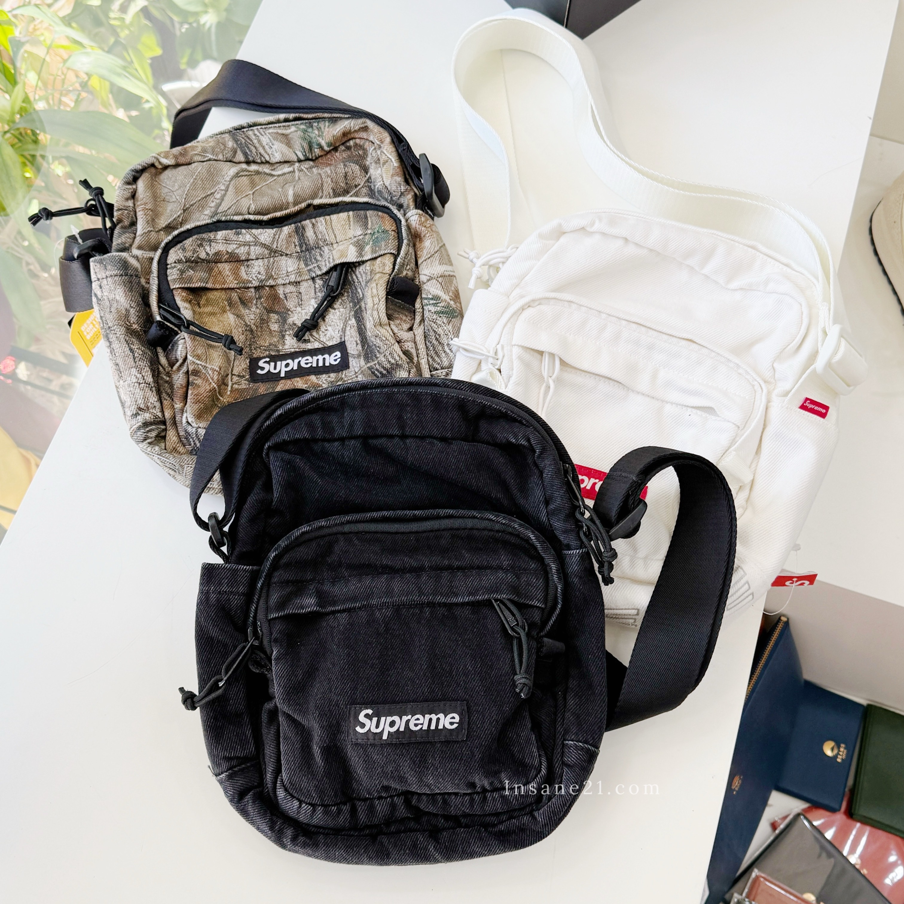 SUPREME DENIM SHOULDER BAG 單寧斜背包 單肩包 方包