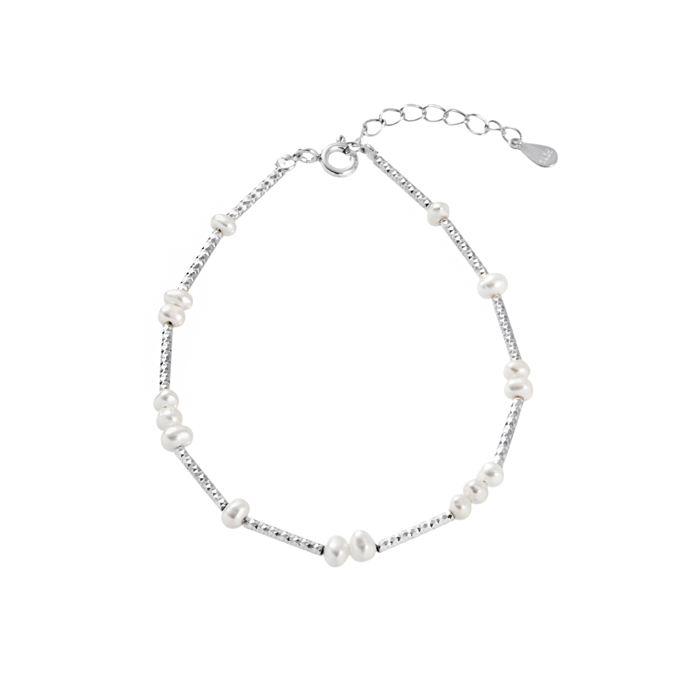 平價飾品,純銀,珍珠,手鍊