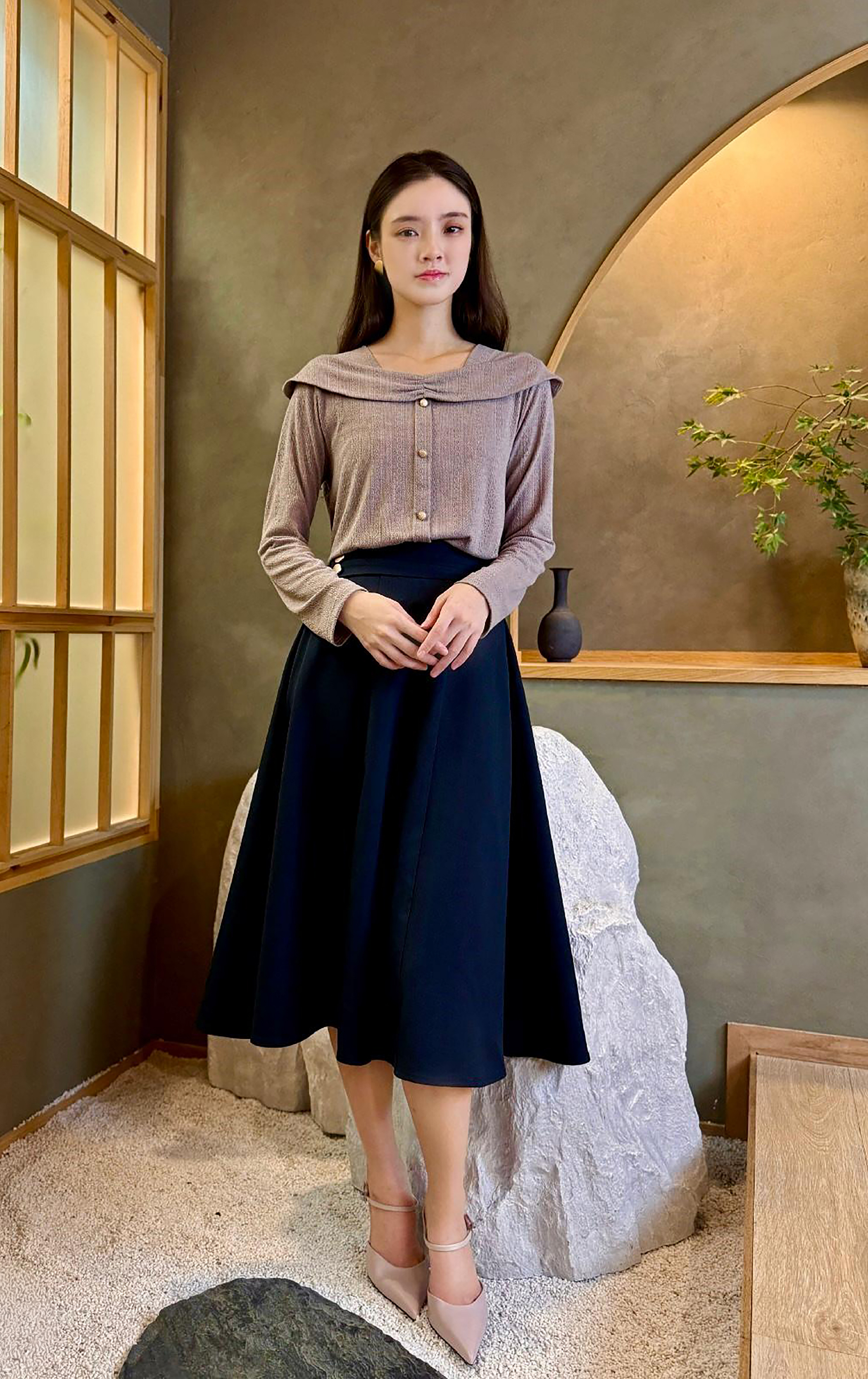 假排鈕上衣 LT0822