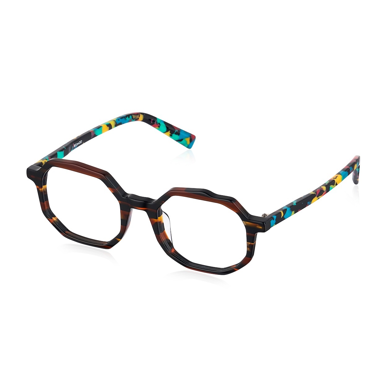 不受拘束造型不對稱方框 - 三色可選