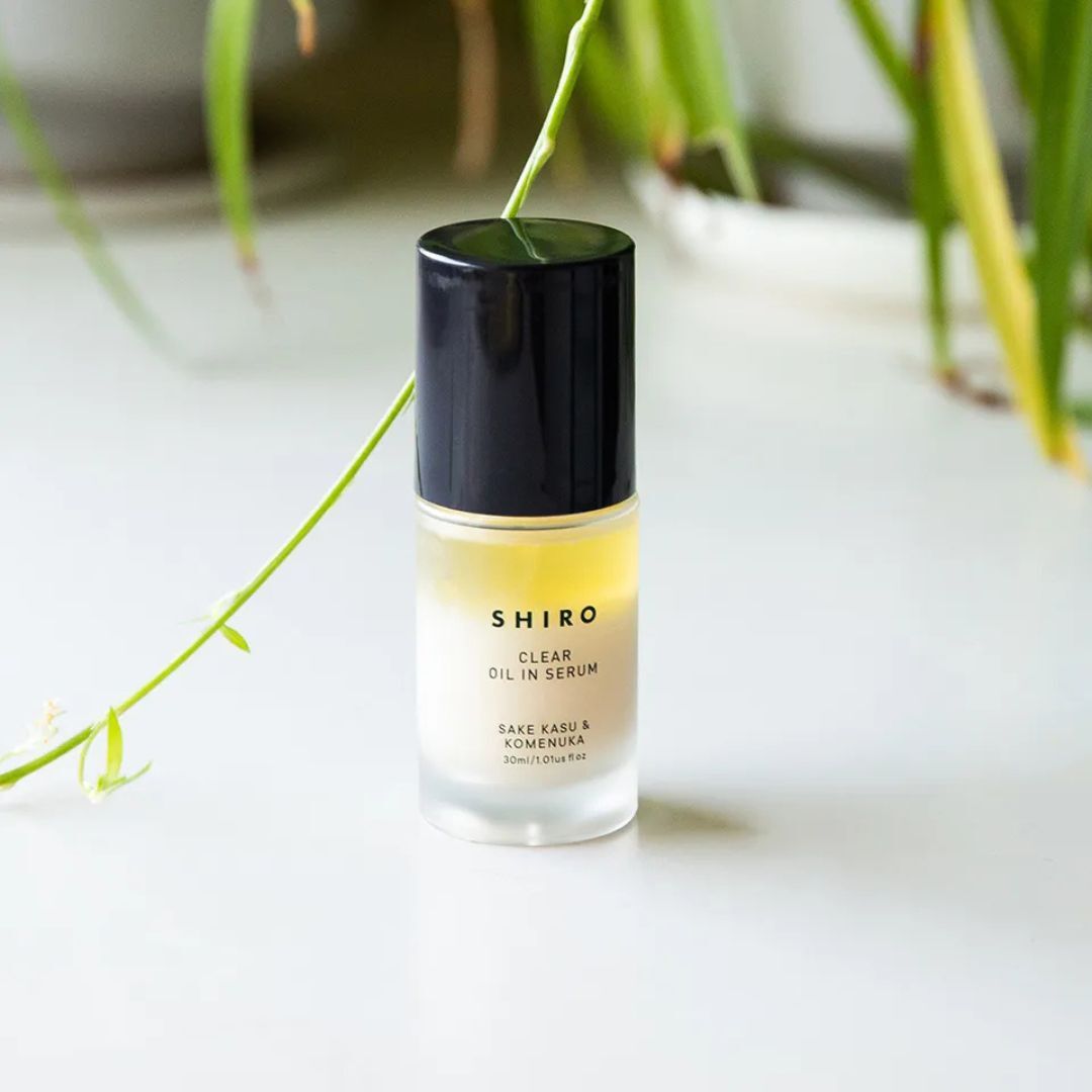 SHIRO Clear SAKE KASU & KOMENUKA Oil in Serum 酒粕米糠美容精華油 30ml