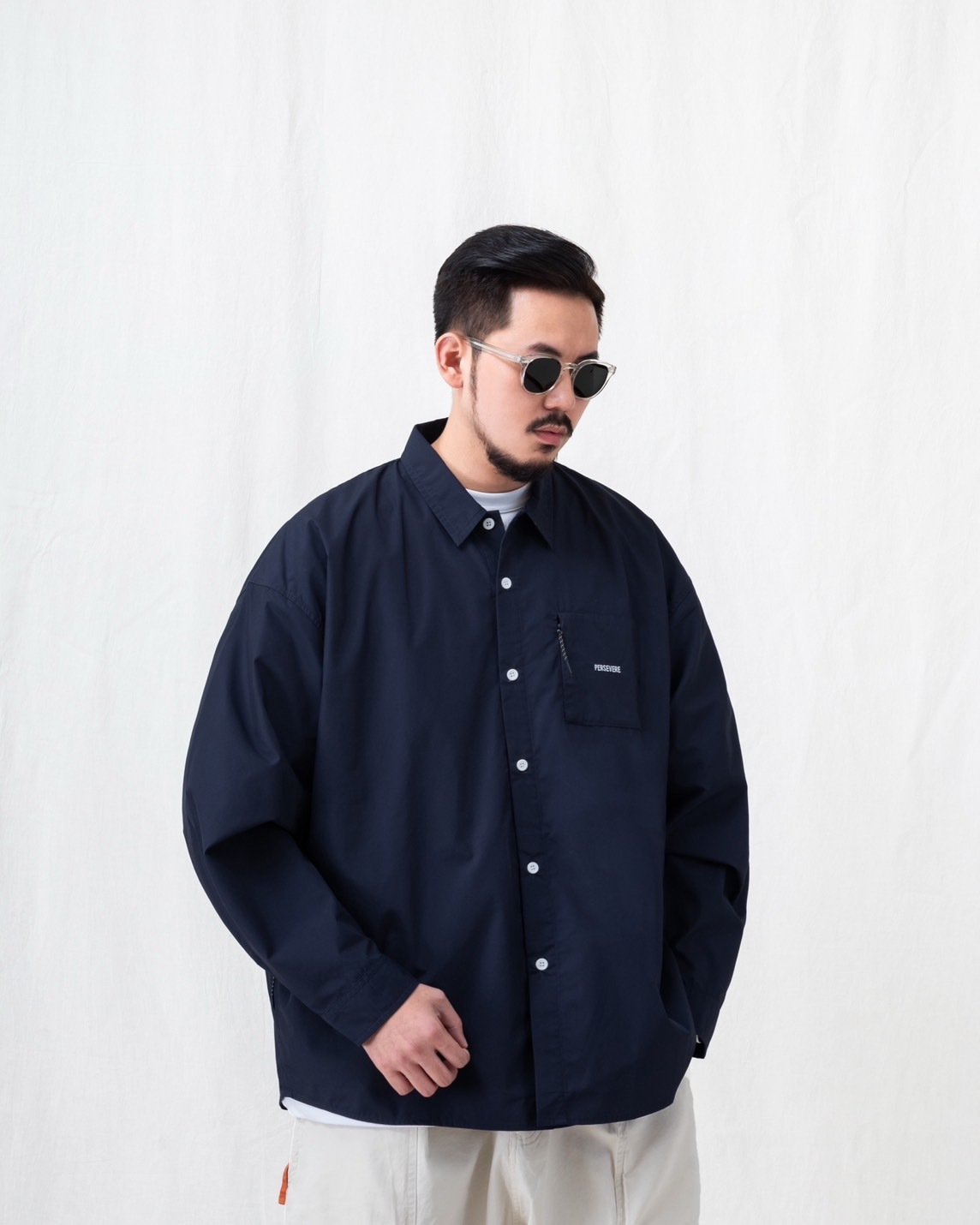 Persevere relaxed-fit L/S shirt PSVR 襯衫 3色