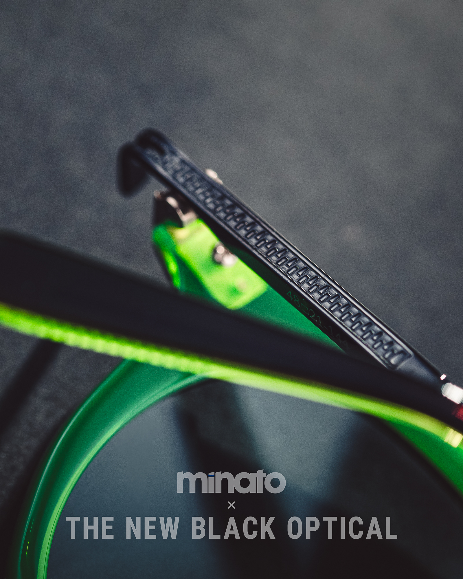 Filton X Minato X The New Black Optical 「A1 」Black neon green 黑螢光綠