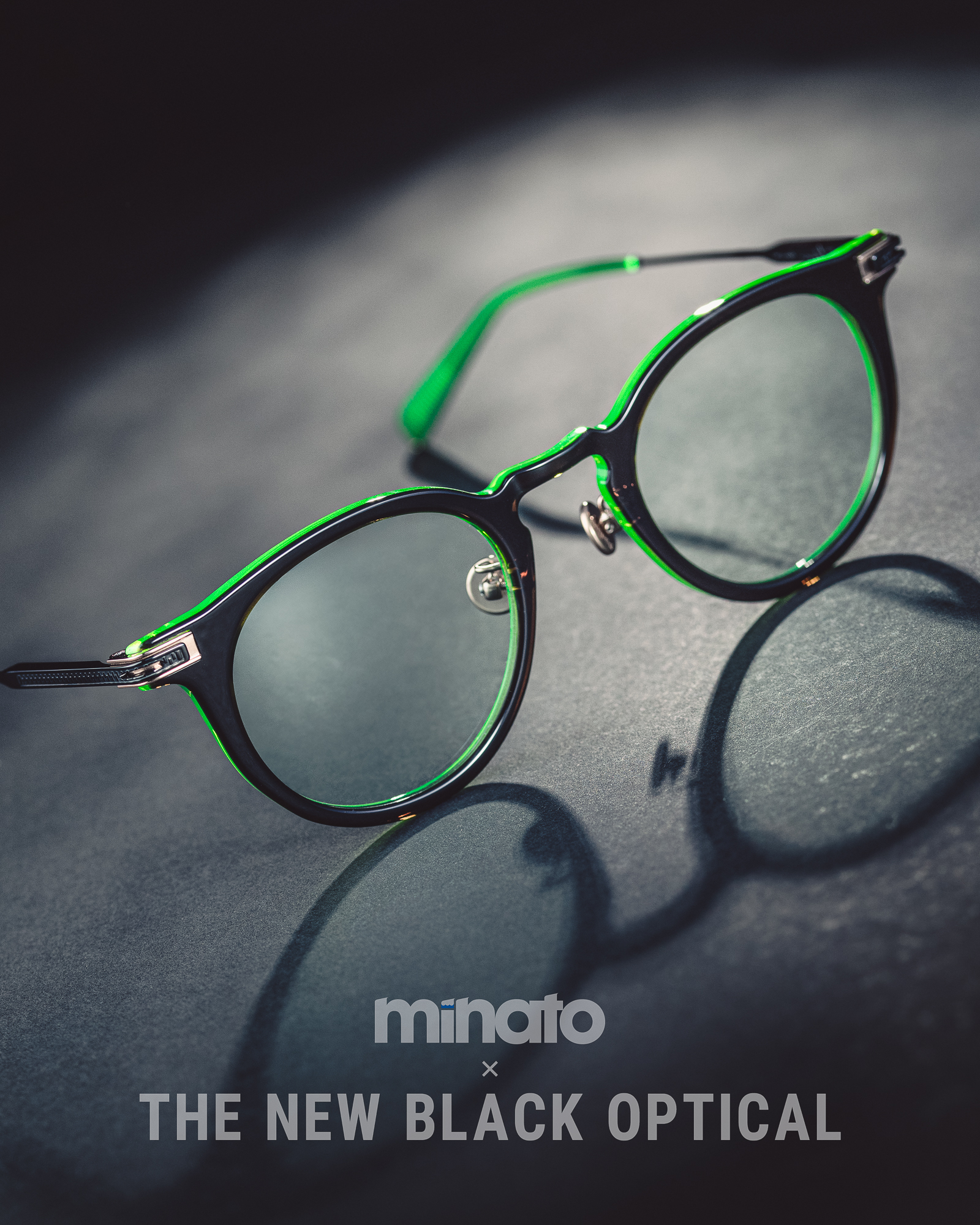 Filton X Minato X The New Black Optical 「A1 」Black neon green 黑螢光綠