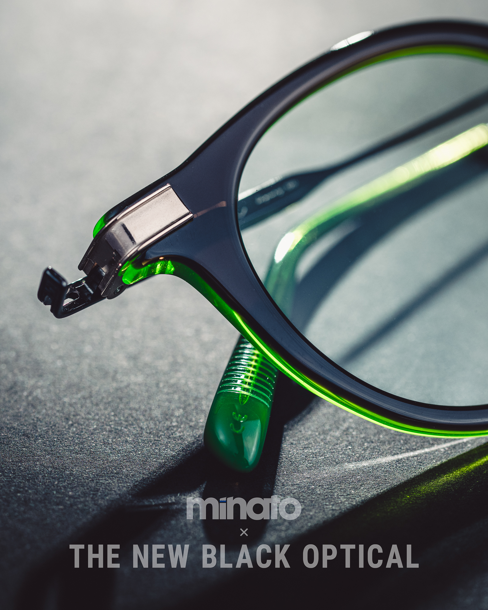 Filton X Minato X The New Black Optical 「A1 」Black neon green 黑螢光綠