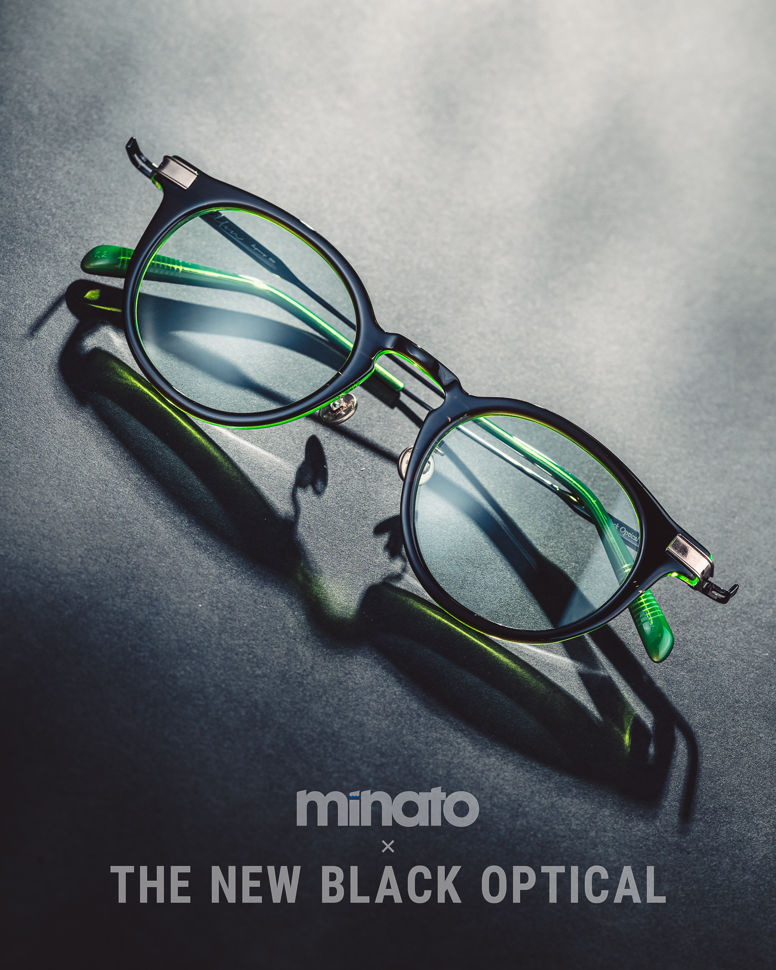 Filton X Minato X The New Black Optical 「A1 」Black neon green 黑螢光綠