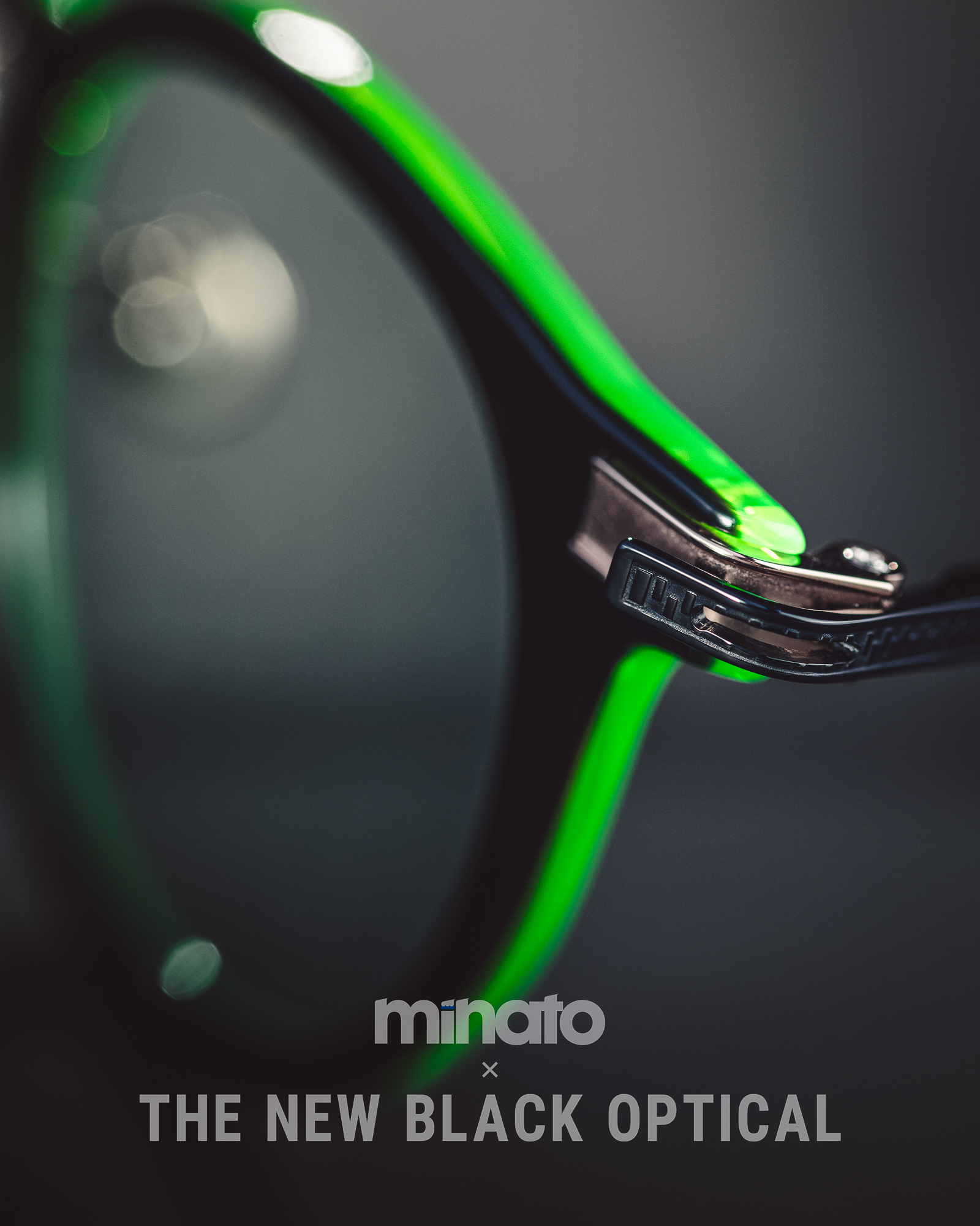 Filton X Minato X The New Black Optical 「A1 」Black neon green 黑螢光綠