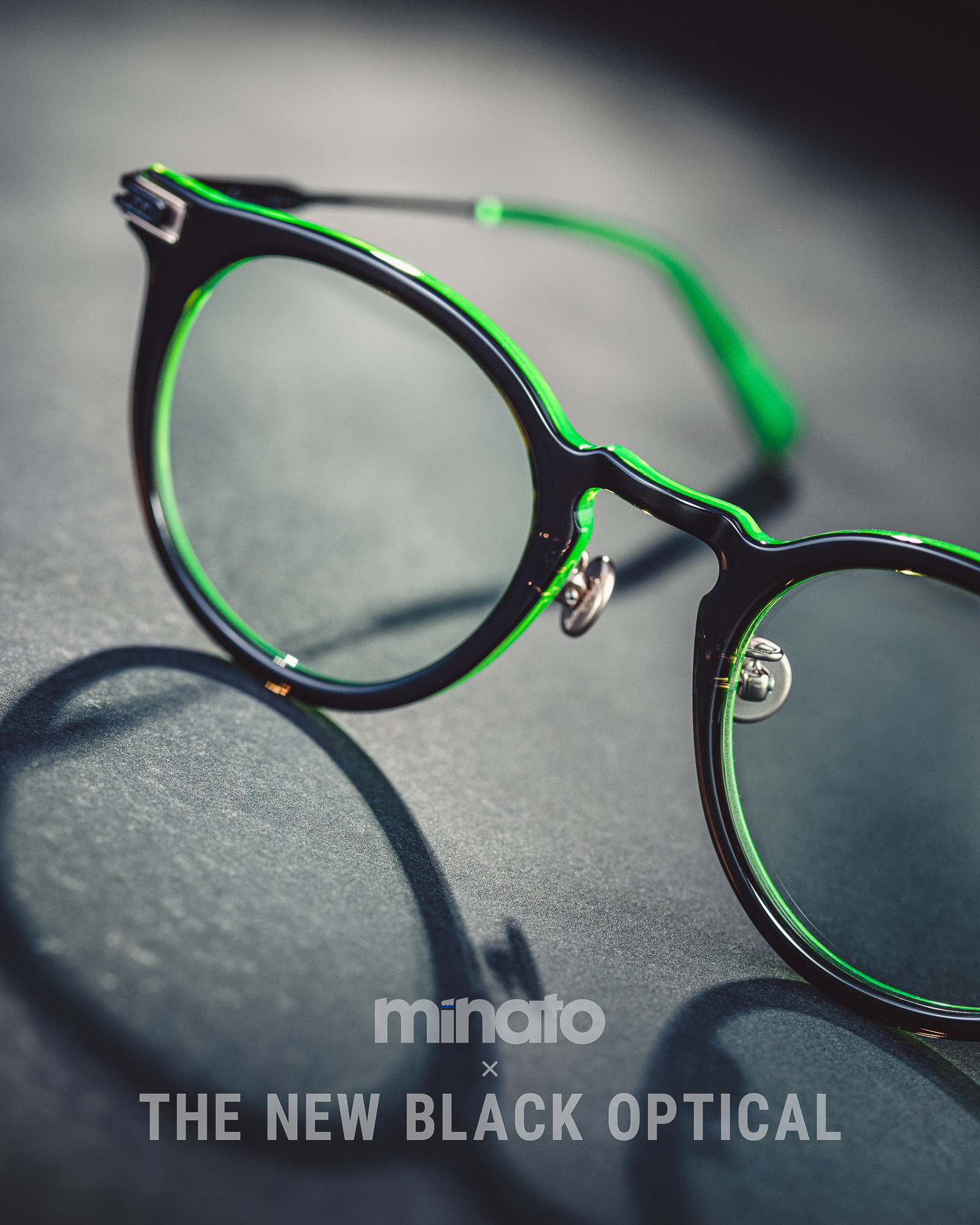 Filton X Minato X The New Black Optical 「A1 」Black neon green 黑螢光綠