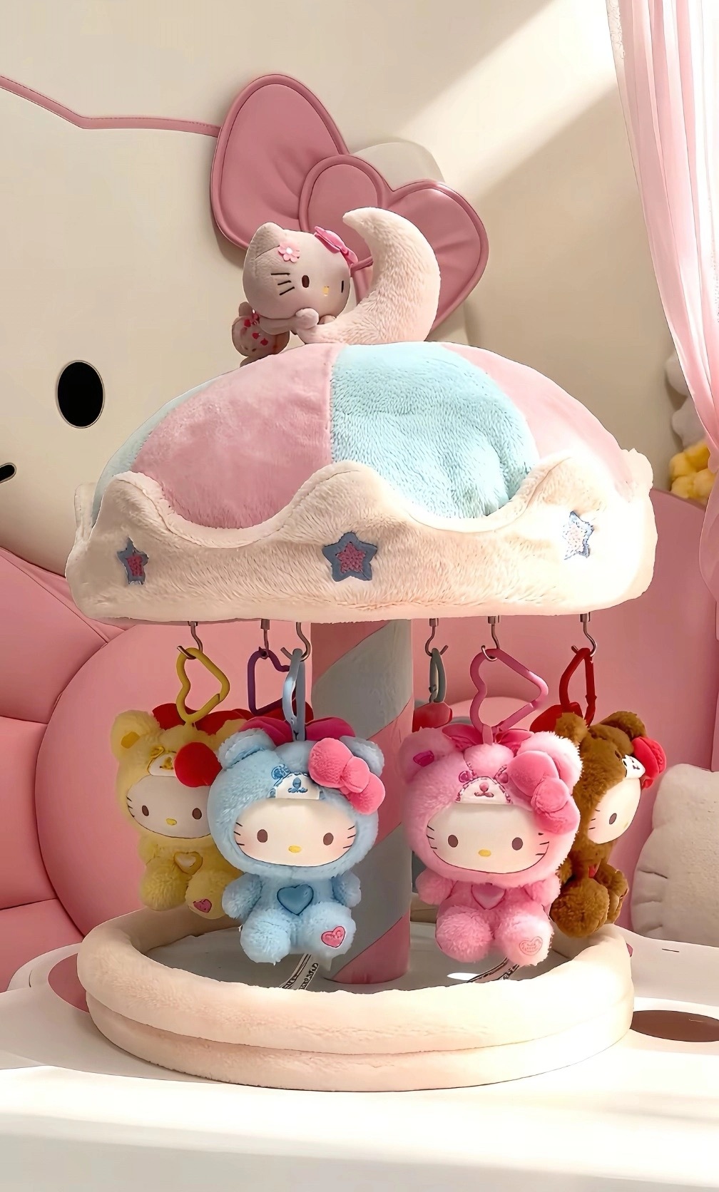 代購-<500元左右交換禮物>TOP TOY Hello Kitty泰迪睡衣系列 盲盒類 單個盲盒/整盒6個