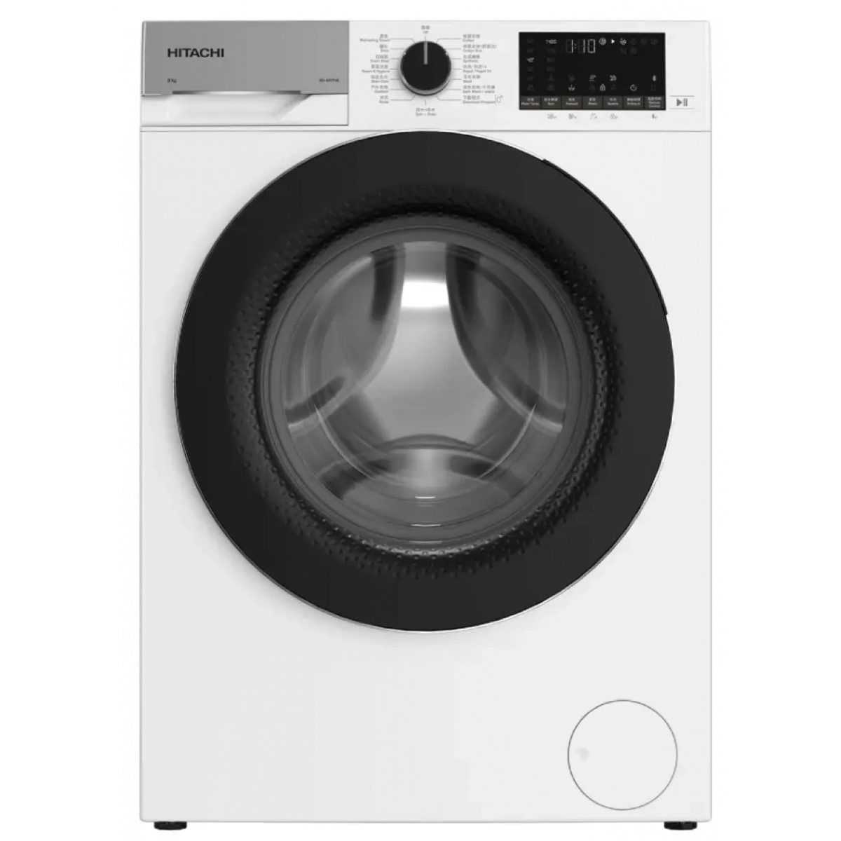 日立 Hitachi  BD-80YFVE‧8公斤/1400轉‧變頻蒸氣‧前置式洗衣機-香港行貨-原廠2年全機及10年摩打保養‧