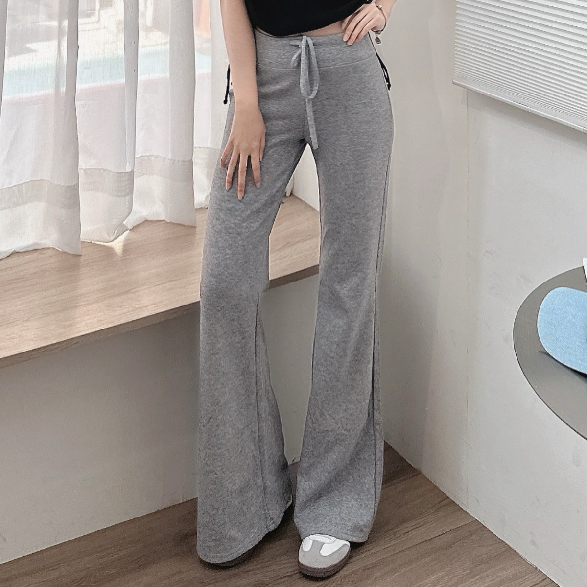 升級版軟Q羊絨喇叭褲/三色