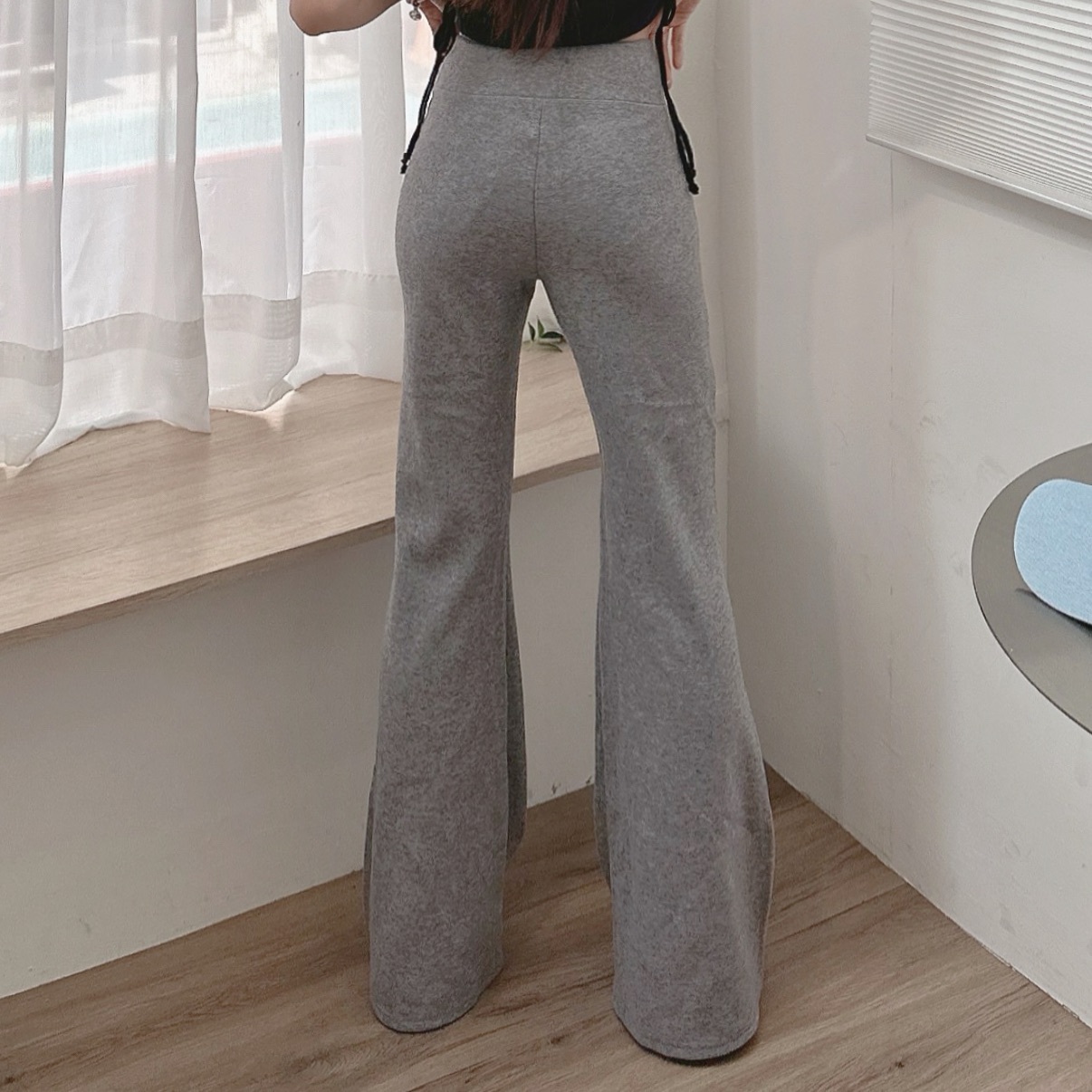 升級版軟Q羊絨喇叭褲/三色