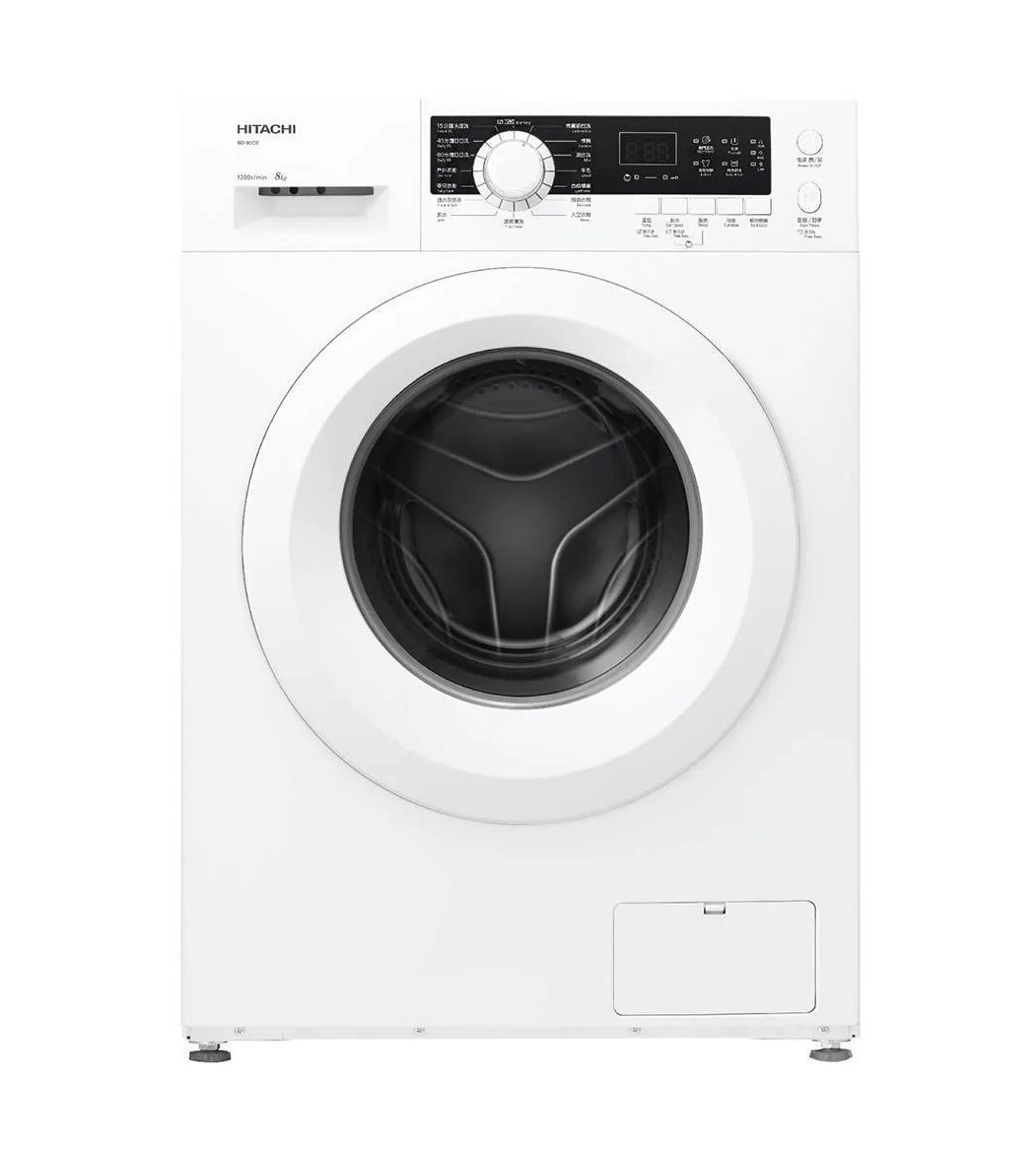 日立 Hitachi BD-80CE‧8公斤/1200轉‧前置式洗衣機-香港行貨-原廠2年全機保養‧