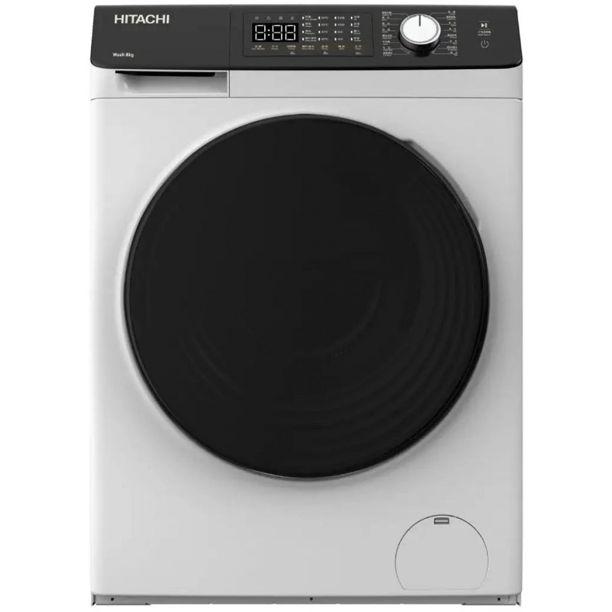日立 Hitachi  BD-802HVOW‧8公斤/1200轉‧變頻蒸氣‧前置式洗衣機-香港行貨-原廠2年全機及10年摩打保養‧