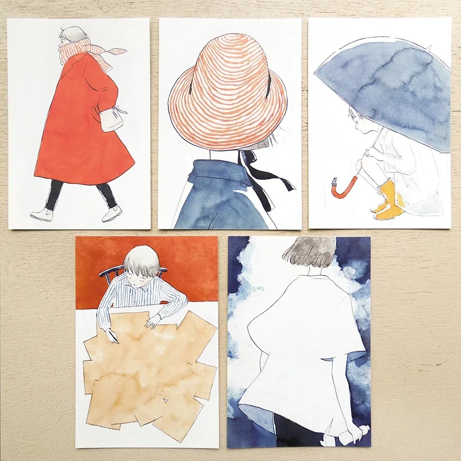 明信片箋｜藤巻佐有梨 until next time｜表現社 / JAPAN