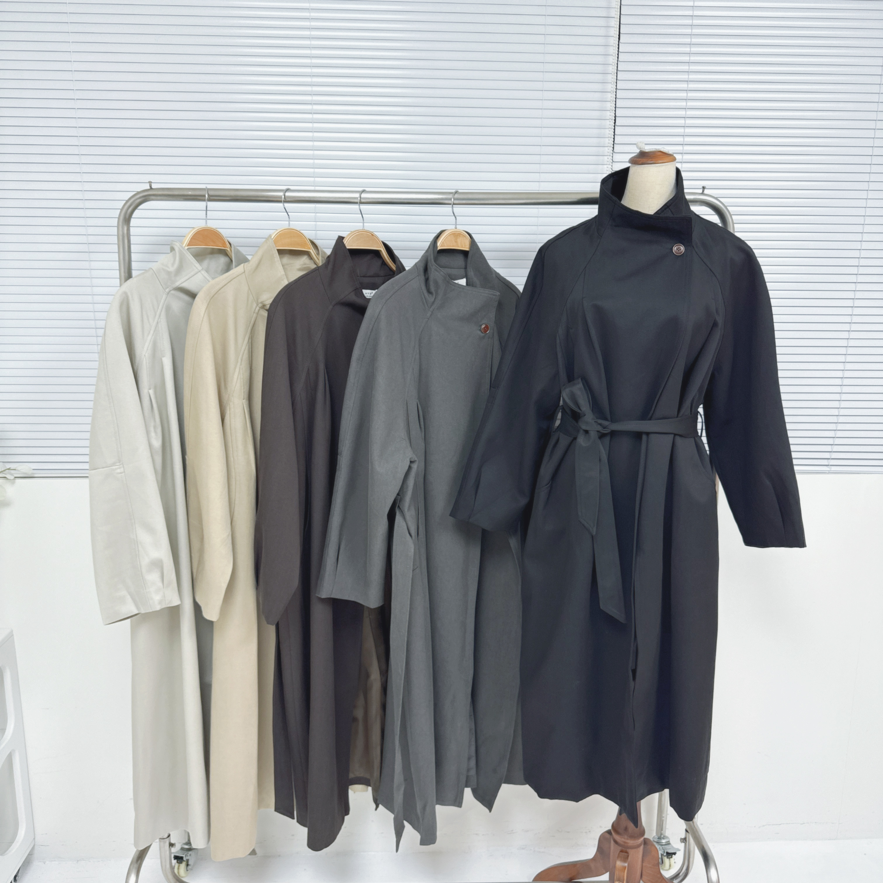 【Hoi2推介】長款簡約單鈕乾濕褸