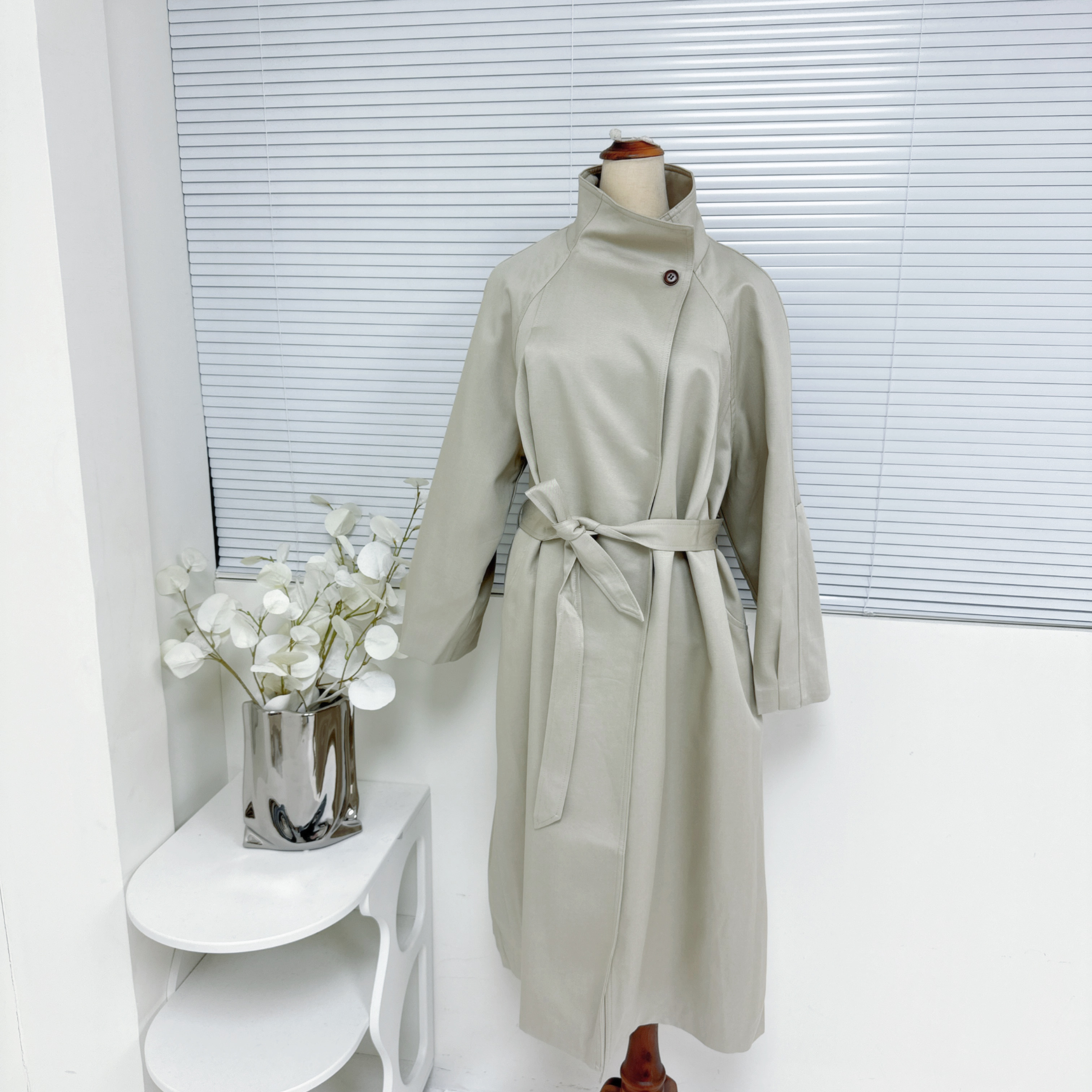 【Hoi2推介】長款簡約單鈕乾濕褸