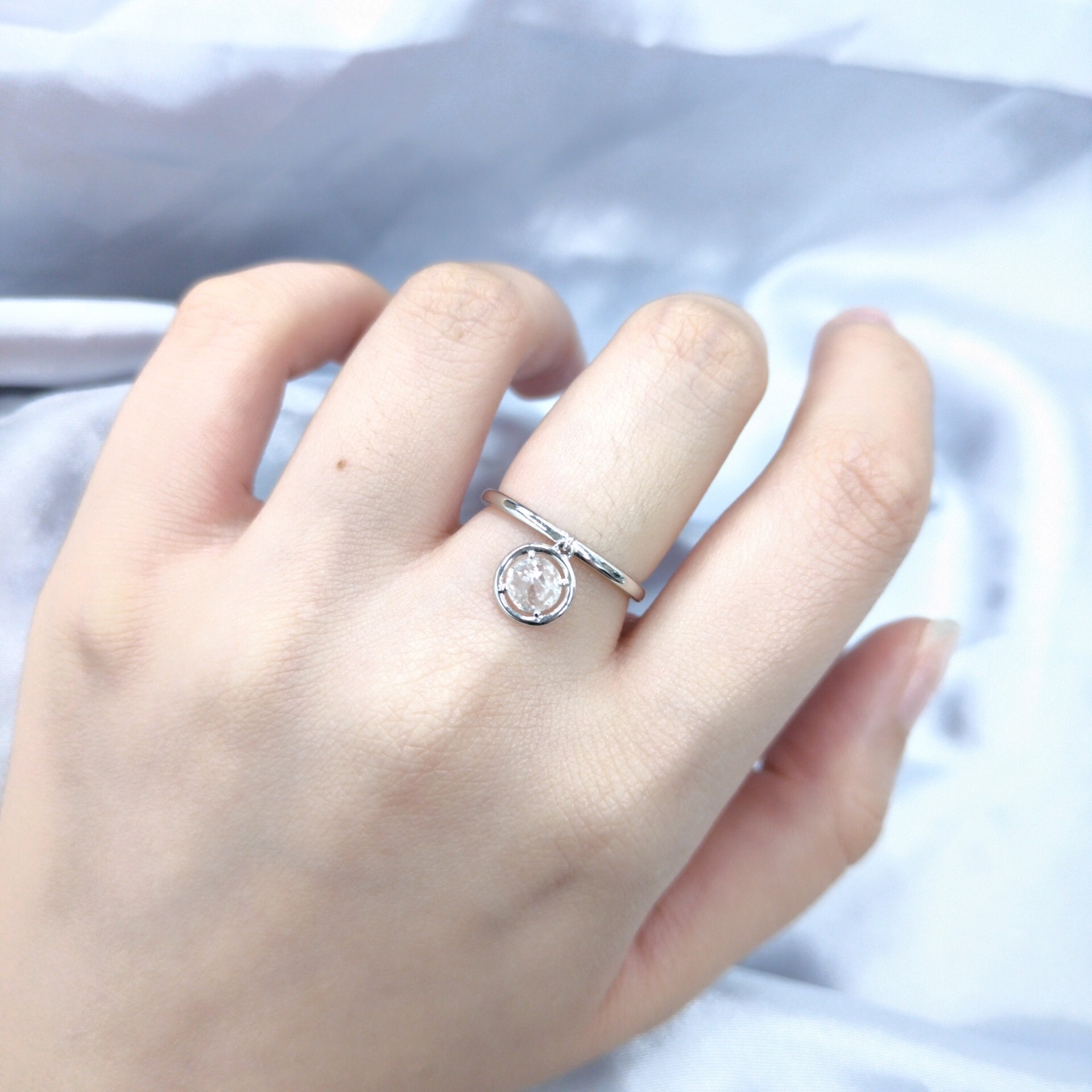 18K White Gold 0.35ct Diamond Ring