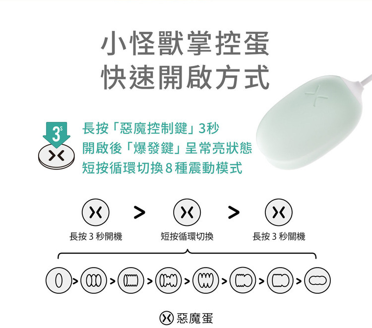 sistalk 抑菌 白夜魔 掌控蛋 小怪獸跳蛋