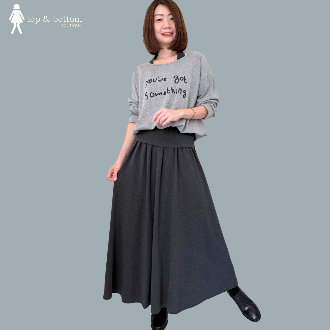 SOFT FABRIC EMBROIDERED OFF SHOULDER TOP & SKIRT SET SUIT