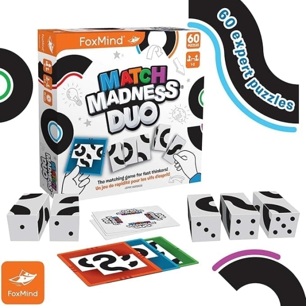 瘋狂對決 雙人對對 Match Madness Duo 附中文說明書 高雄龐奇桌遊