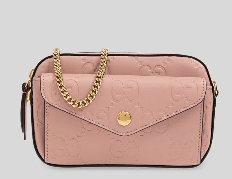 [E] GUCCI DUST CARM MINI BAG W/SH GILBERT CALF, 781554AAC1Q-5820 (EGC200)