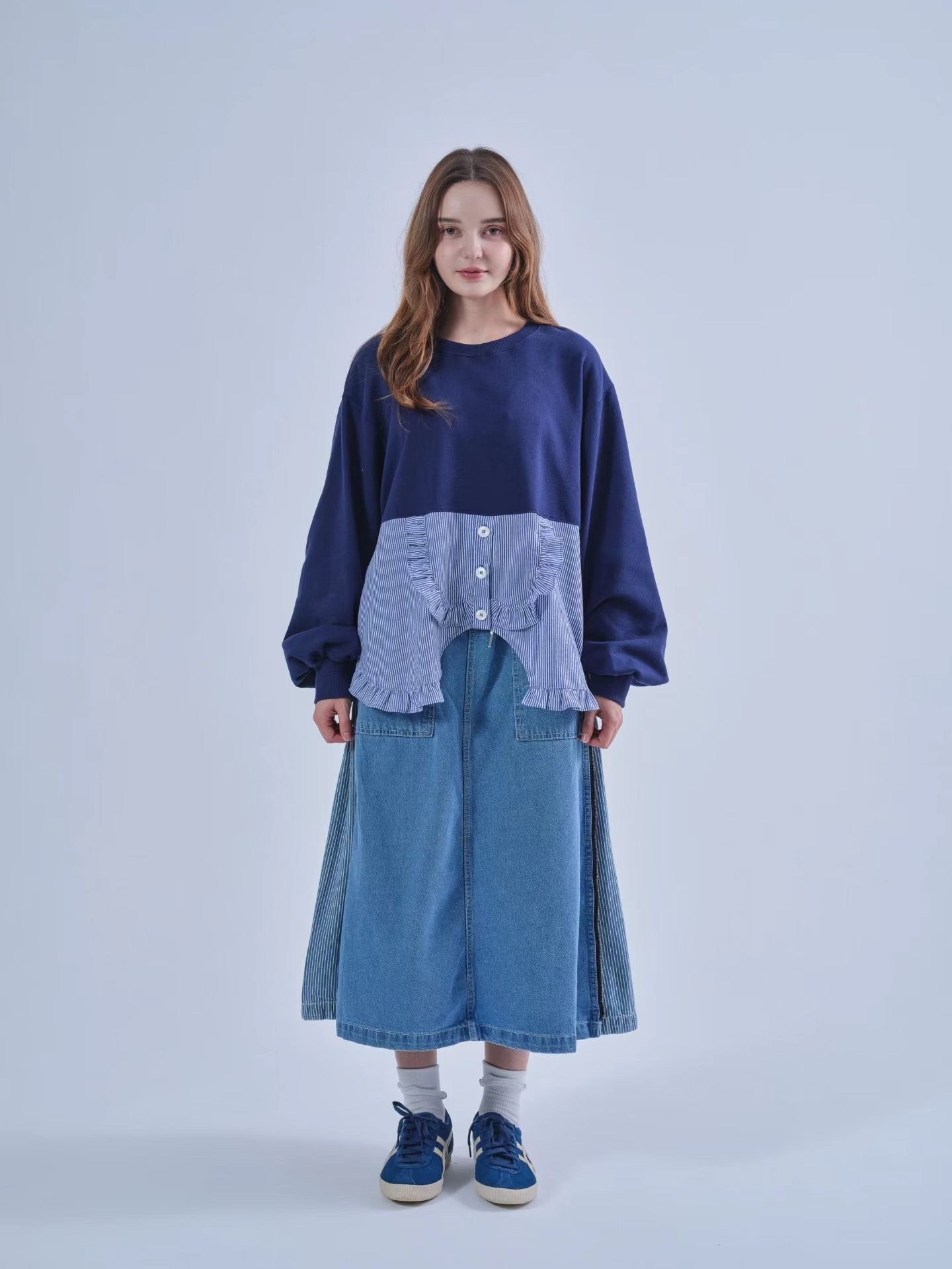 Rumba 拼布Ruffle Top