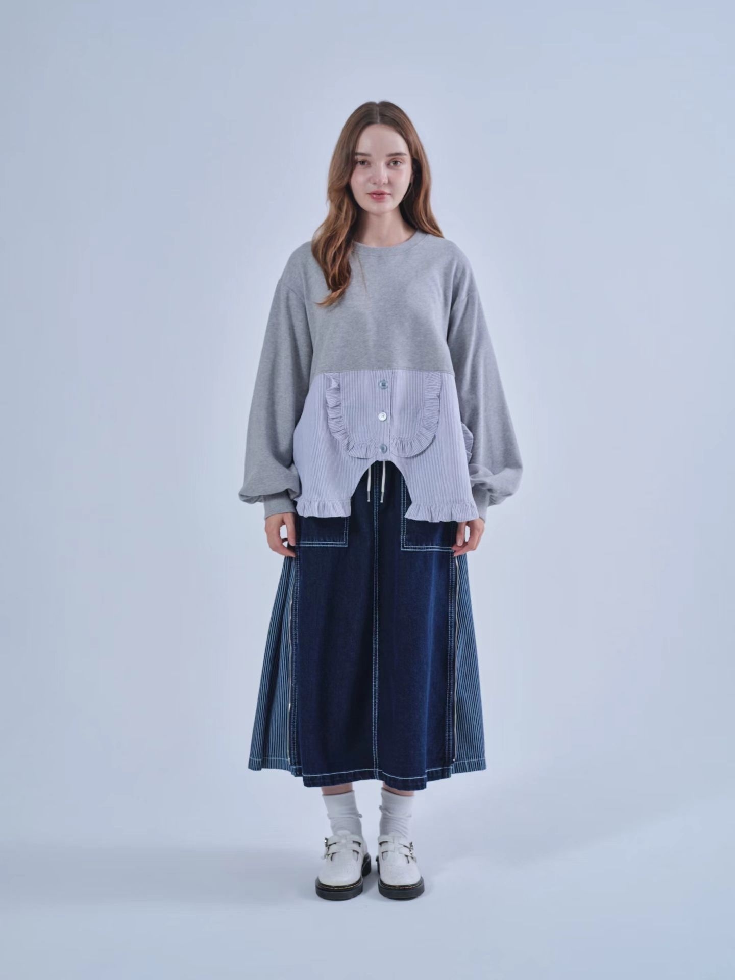 Rumba 拼布Ruffle Top