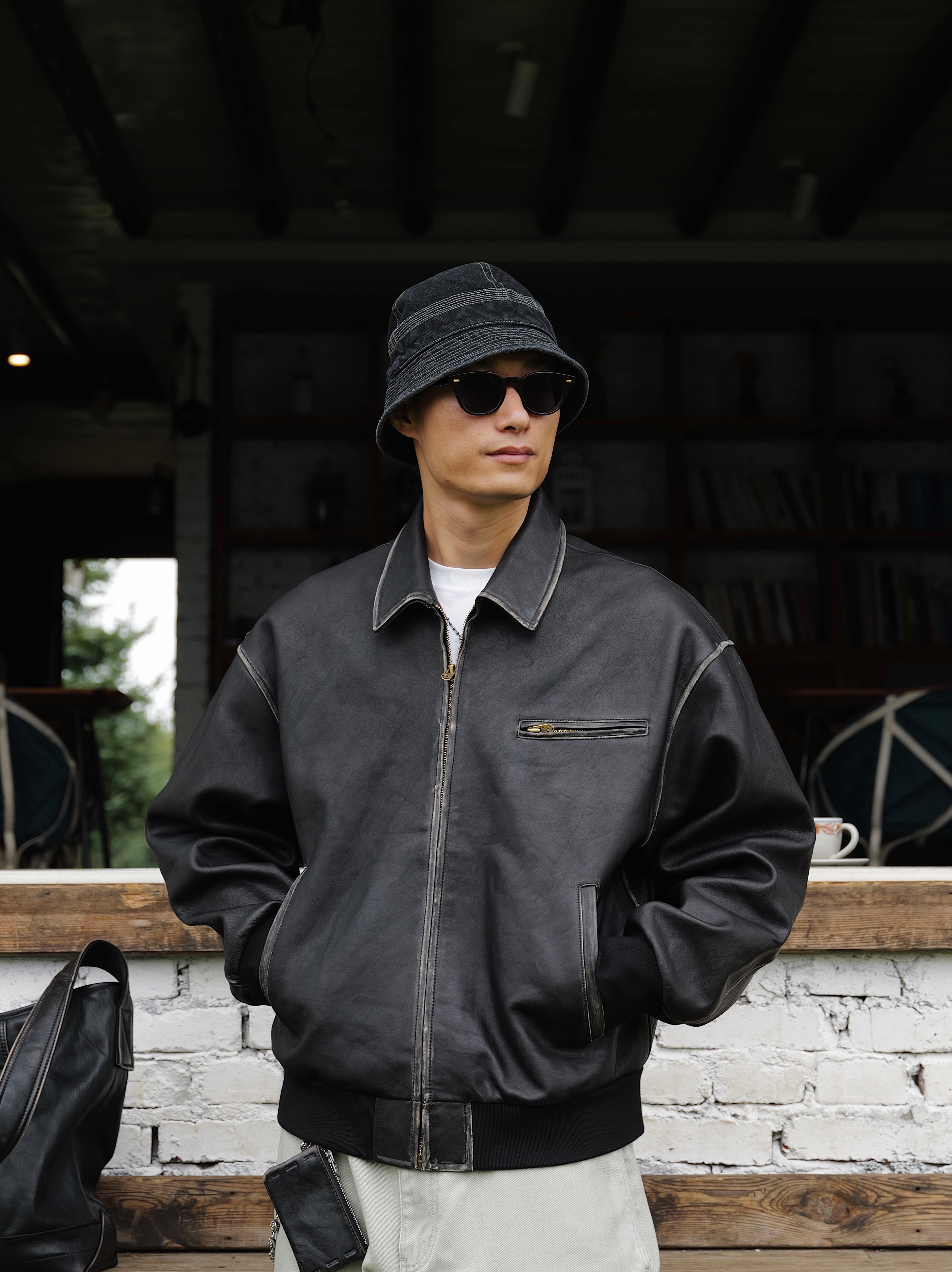 #代購 UNBENT 25AW 限定款 重磅 做舊水洗A2 防風馬皮皮衣 兩色