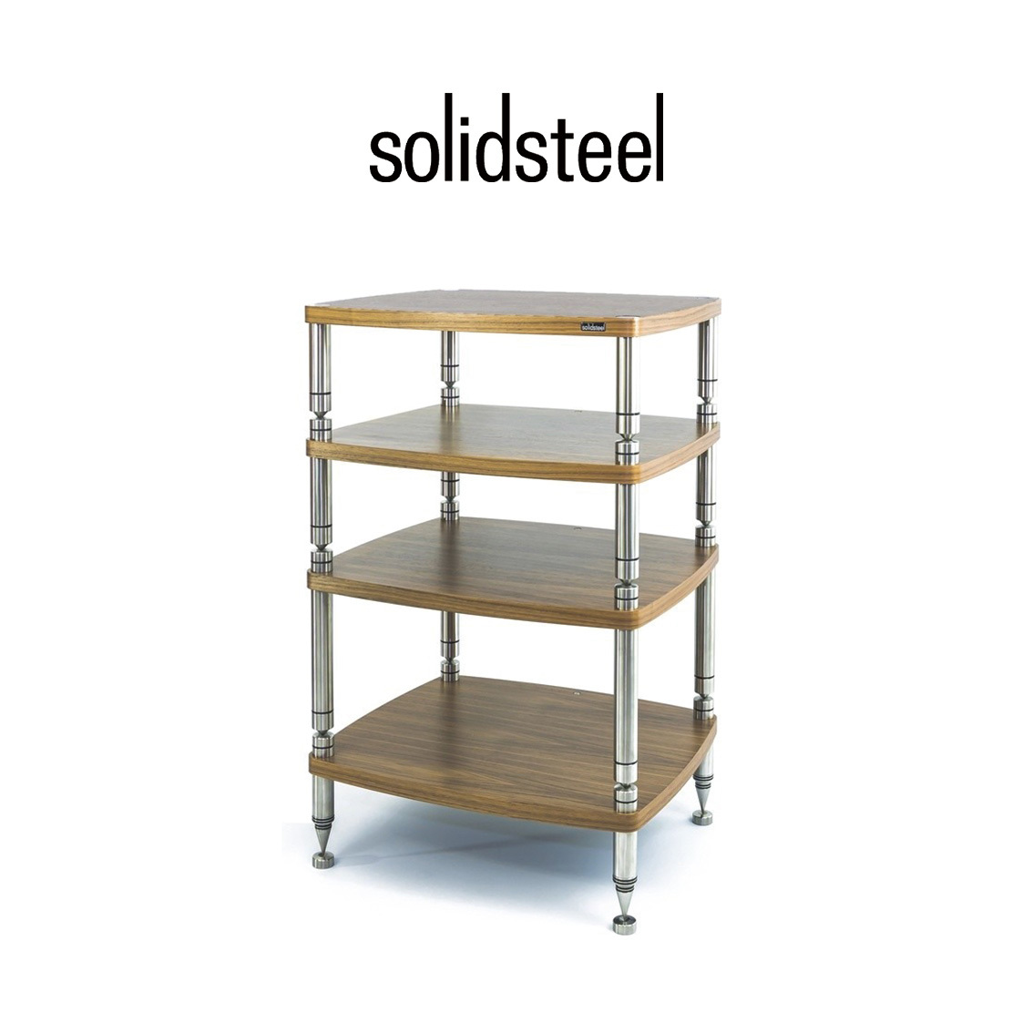 【Solidsteel】HF-4 義大利製 頂級 音響架 四層 多種顏色 實心不銹鋼 架皇 層架