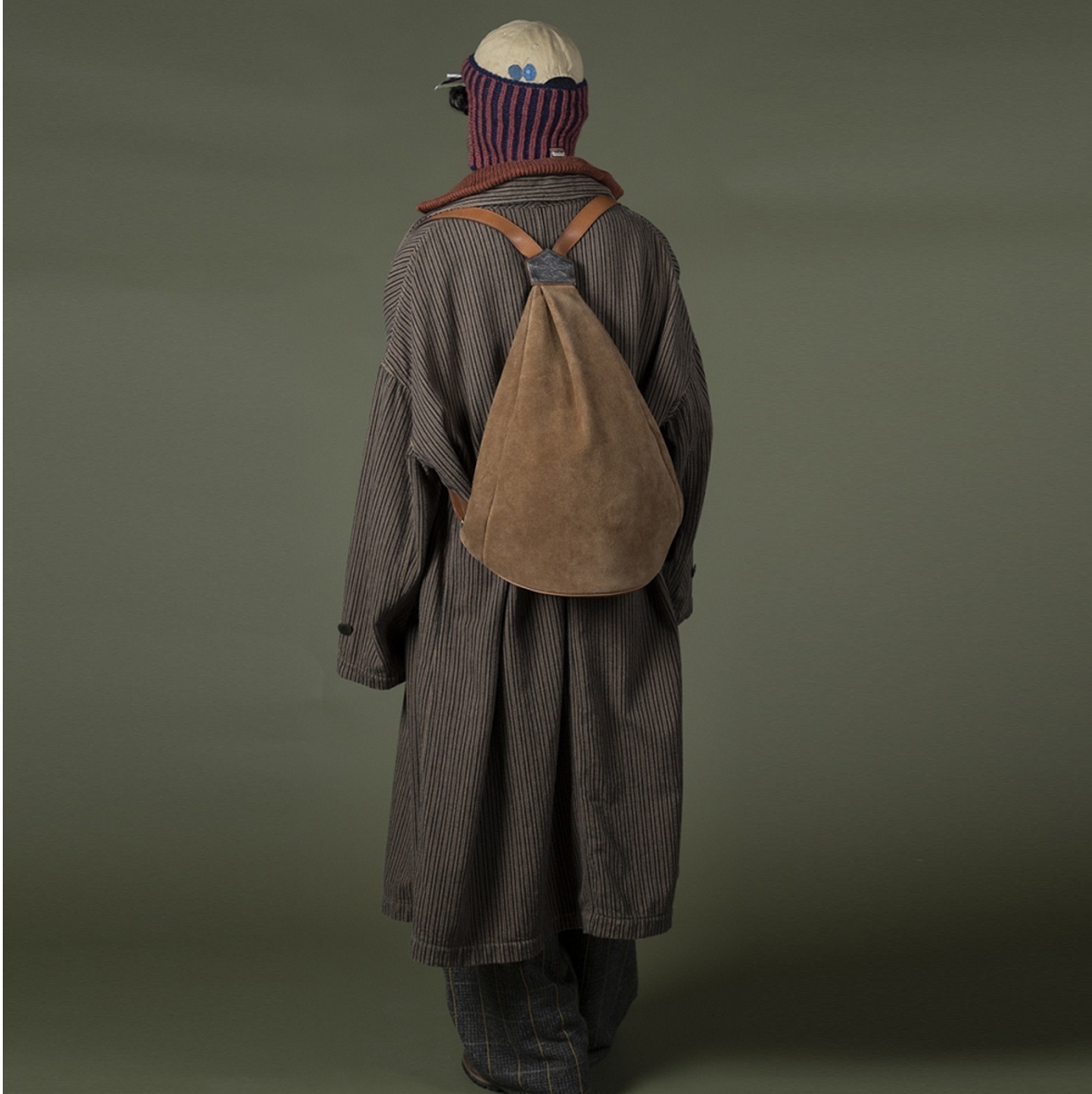 10/3 RELEASE: KAPITAL SUEDE LEATHER HERBIE MEDICINE BACKPACK - PRE ORDER ITEM (預訂中)