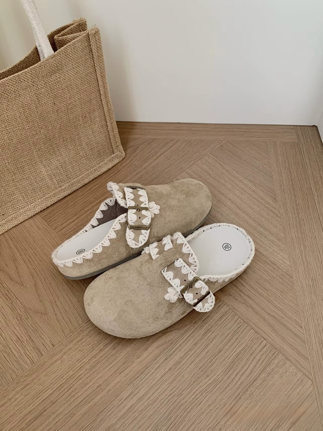 OPDFA 可愛的你 甜美 蕾絲 拖鞋 勃肯鞋 三色