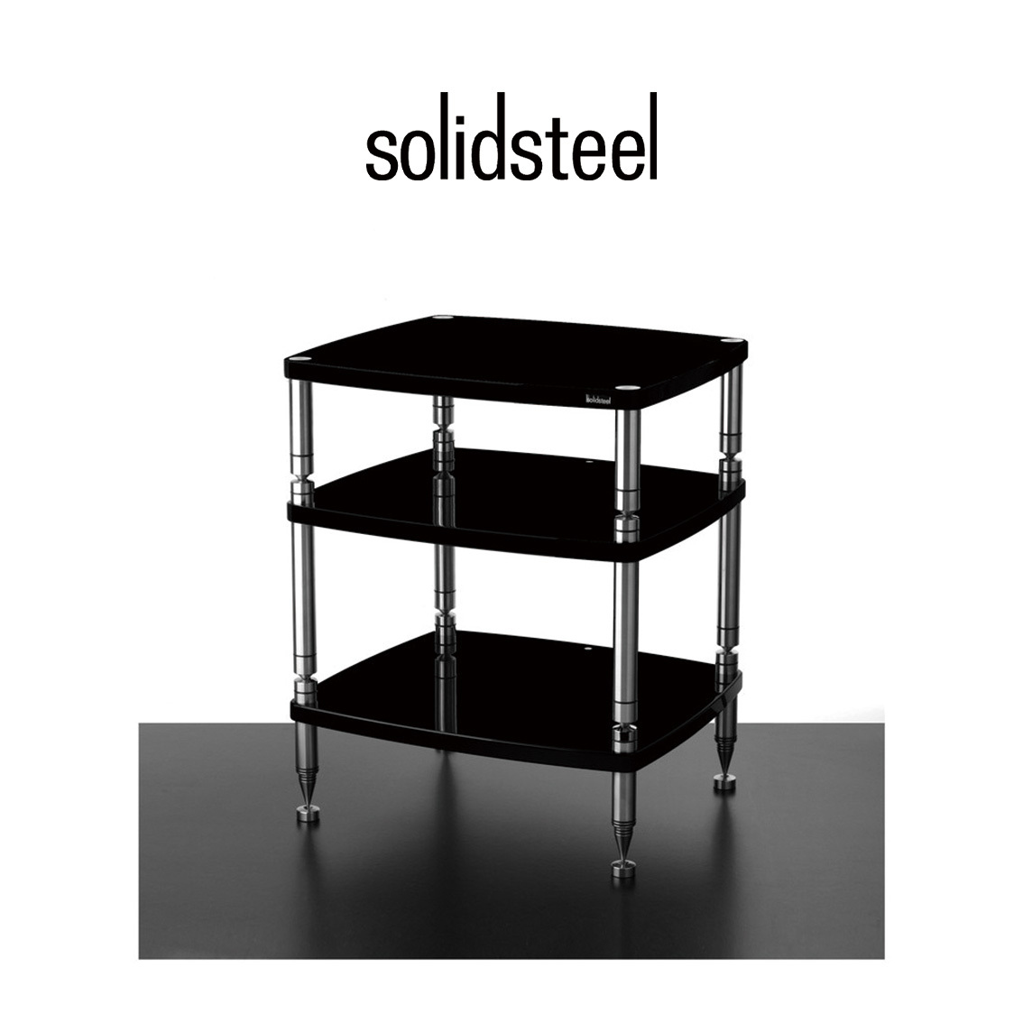 【Solidsteel】HY-3 音響架 三層 Hyperspike系列 義大利製 架皇 層架