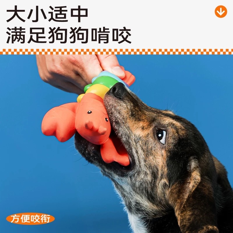 QMONSTER 硅胶彩虹海鲜系列 发声玩具