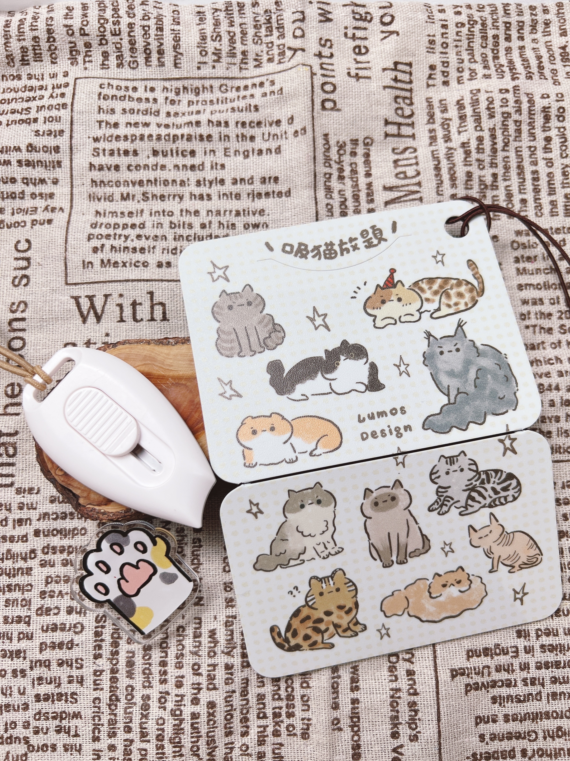 嗨賴 x Lumos x iMAT | 吸貓放題 迷你切割墊+美工刀組