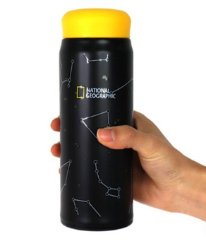 韓版 National Geographic Expedition 雙層不鏽鋼保溫杯 | Night Black 450ml