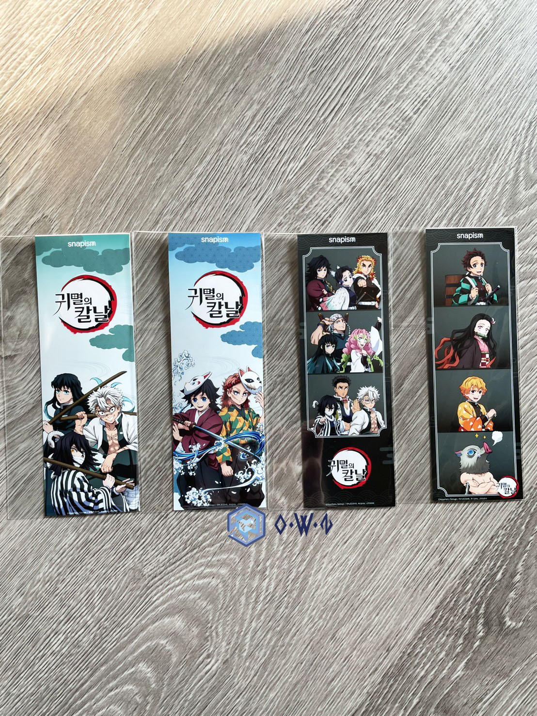 【OWN】鬼滅之刃 韓國限定 雙面小卡 卡片 拍貼照 四格照 照片 大照 限量 限定 多款 目錄請看簡介圖