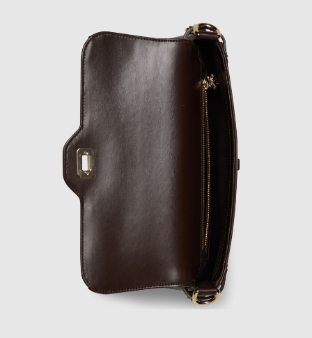 [E] GUCCI BLACK/BROWN/EBONY LUCE SMALL SHOULDER BAG, 786027FADAC-9762 (EGC7)