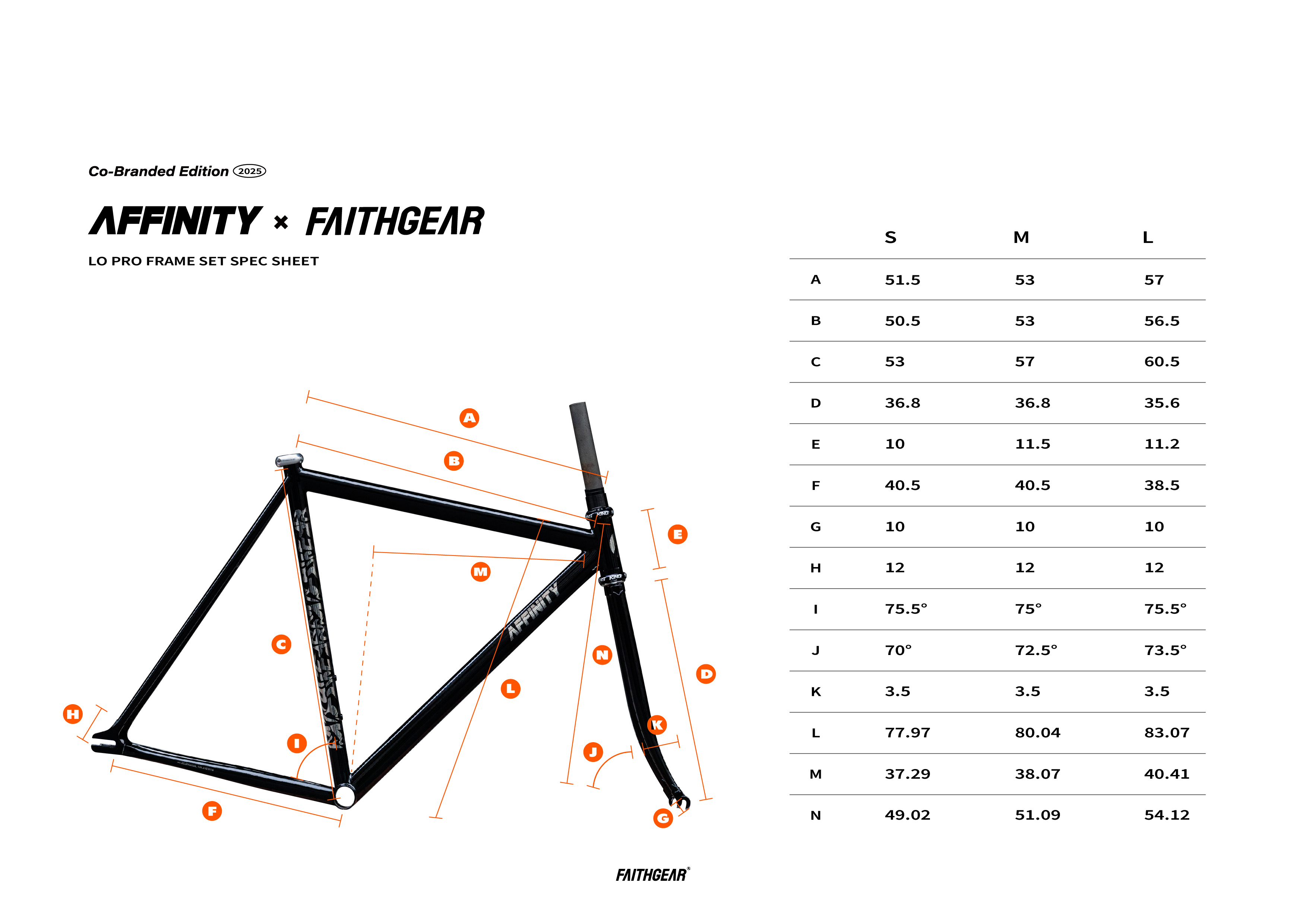 Affinity x Faithgear Lo Pro 聯名限量車架組- Cyber Noir