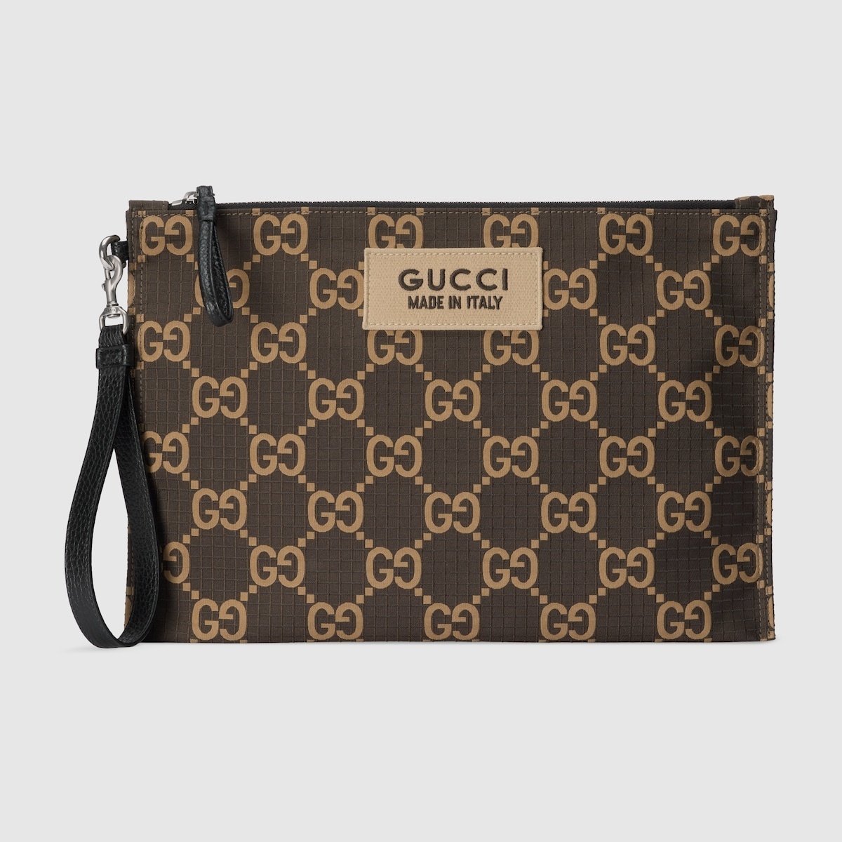 [E] GUCCI BROWN GUCCI MONOGRAMMED HANDBAG, 770662FACPM-9441 (EGC193)