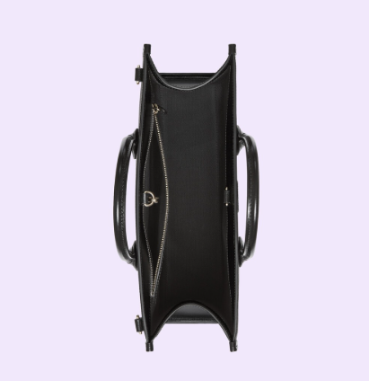 [E] GUCCI BLACK MEN’S GUCCI INTERLOCKING G MEDIUM TOTE BAG, 67415592THN-1000 (EGC67)