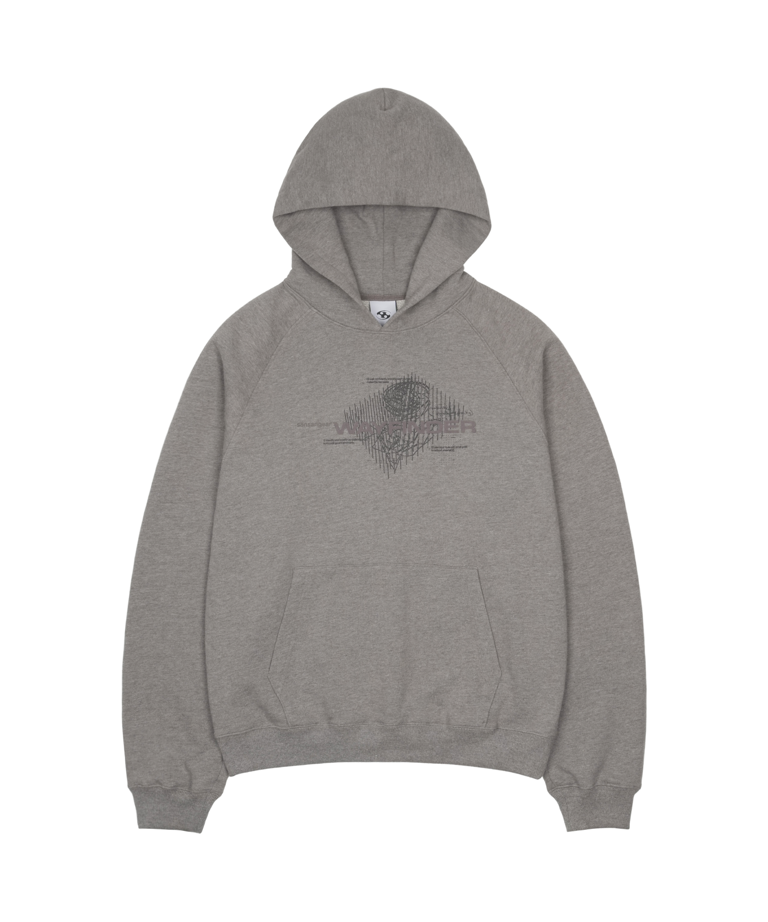 SAN SAN GEAR｜WAYFINDER HOODIE "MELANGE BROWN"