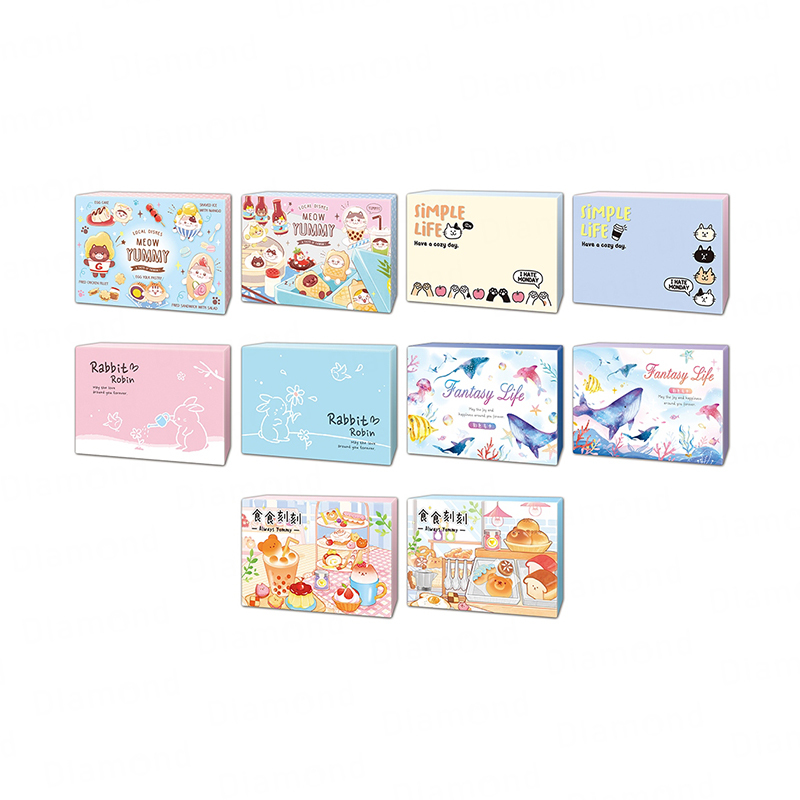 四季紙品 彩色名卡 64張【AQ6002】