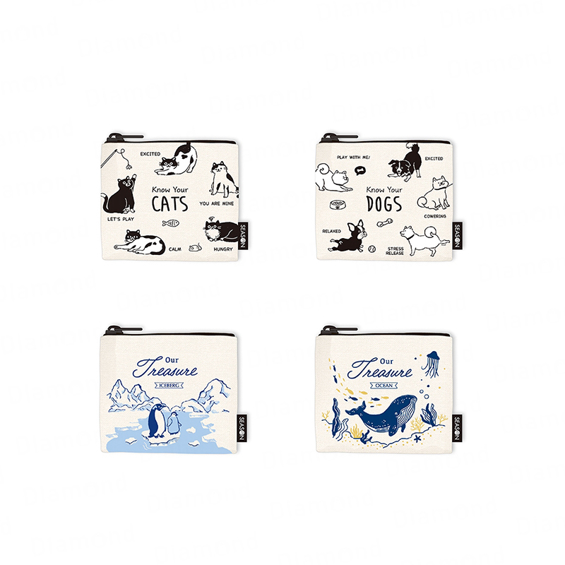 四季紙品 帆布零錢包 【PB0917】