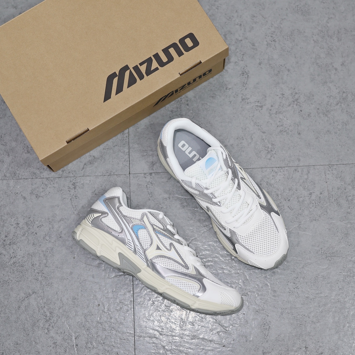 Mizuno Cyclone Speed 2K Silver White Blue 白銀藍D1GH22291
